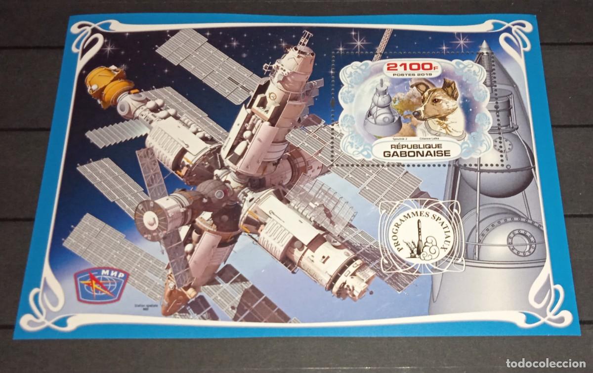 Sellos: GABON 2019 SHEET MNH LAIKA SPUTNIK 2 ESPACIO SPACE PROGRAMS ESPACE PROGRAMAS ESPACIALES SOVIETICOS - Foto 1