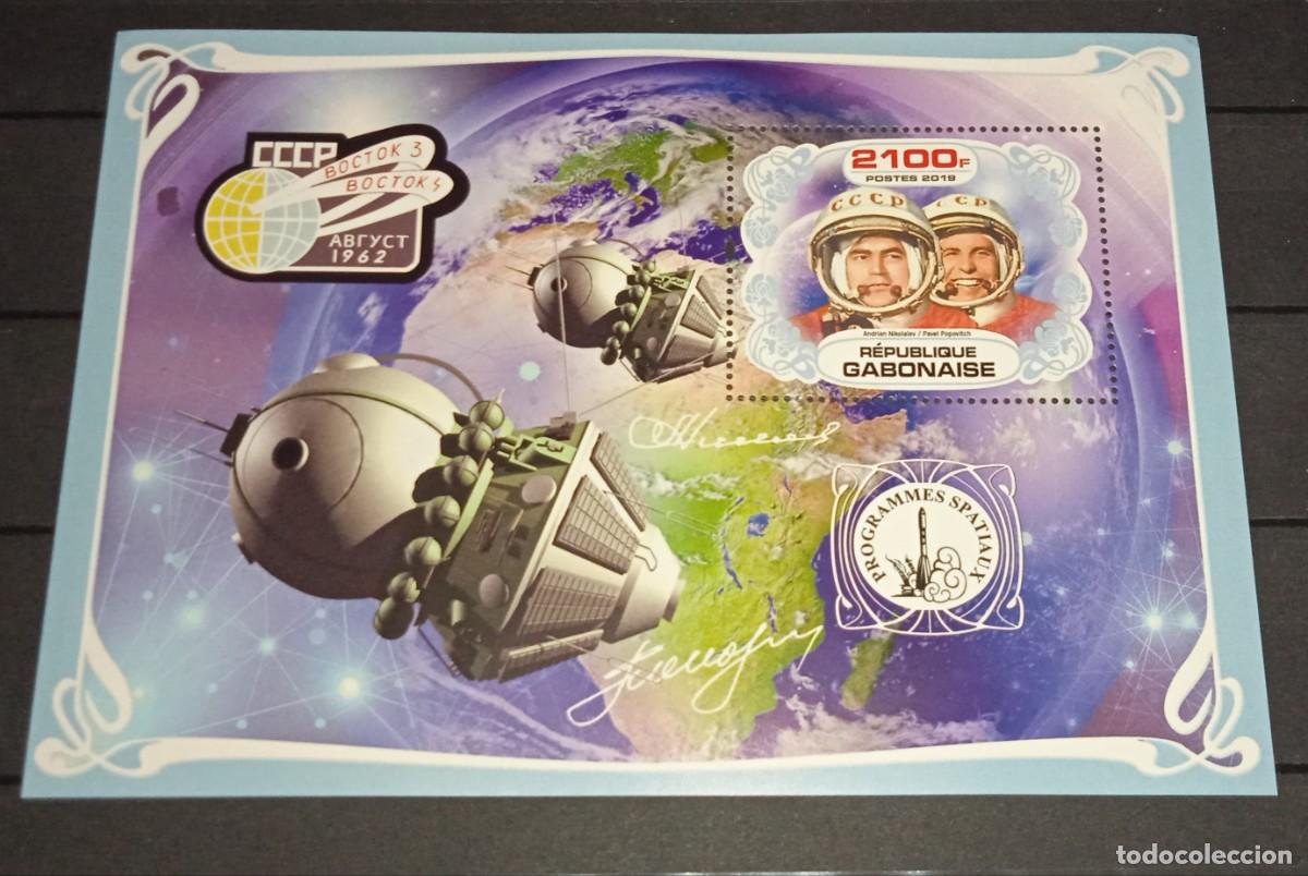 Sellos: GABON 2019 SHEET MNH NIKOLAYEV POPOVICH ESPACIO SPACE PROGRAMS PROGRAMAS ESPACIALES SOVIETICOS - Foto 1