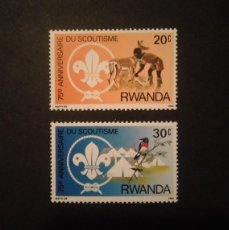 Sellos: REPUBLICA DE RUANDA 1983 - SCOUT 1205/06** F8
