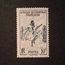 Sellos: SELLO ÁFRICA OCCIDENTAL 1947 ( MAURITANIA) 34** F8