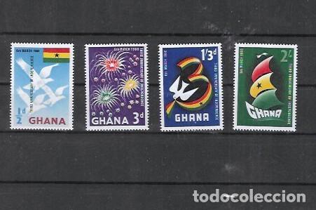 Sellos: GHANA N&ordm; 64 AL 67(**) - Foto 1