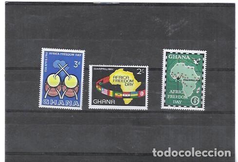 Sellos: GHANA N&ordm; 85 AL 87 (**) - Foto 1