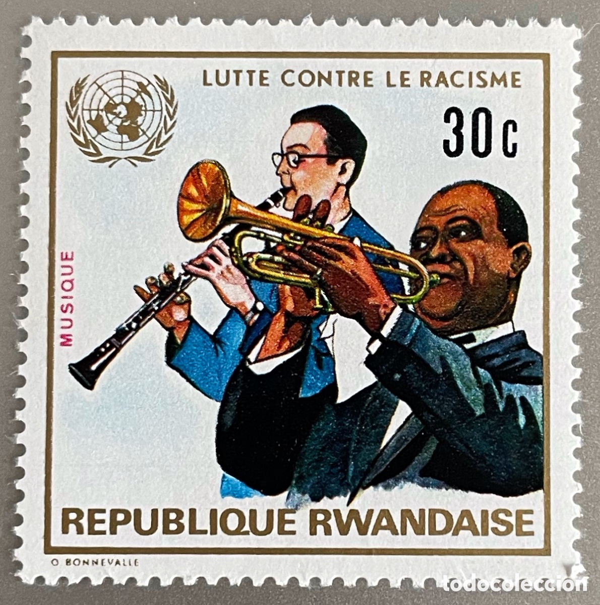 Stamps: Ruanda. Lucha contra el racismo. 1972