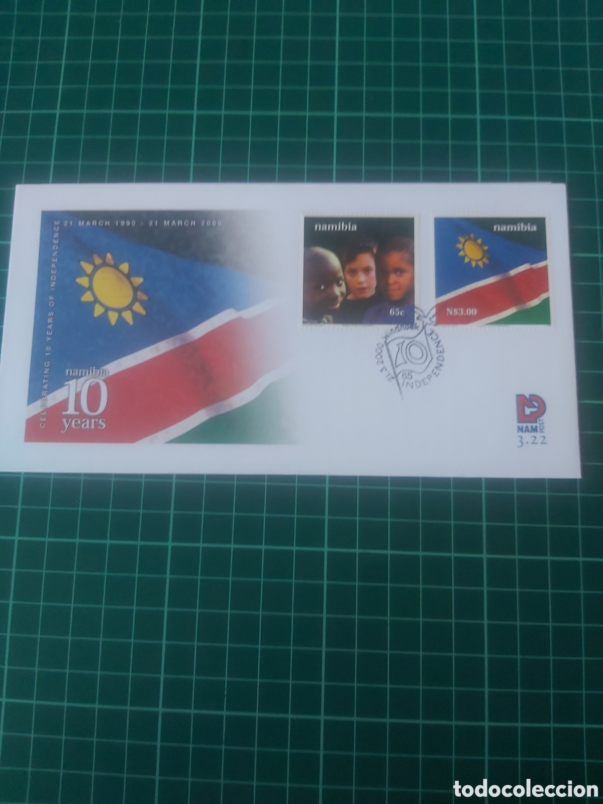 Briefmarken: Banderas infantil 2000 matasello independencia