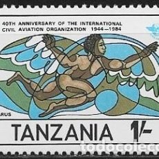 Sellos: SELLO DE TANZANIA 1984** - ORGANIZACCION INTERNACIONAL / AVIACION - TT4