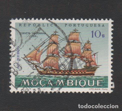 Stamps: FILA MO&Ccedil;AMBIQUE/MOZAMBIQUE 1963 AF-474 YVERT 505 BARCOS PORTUGUESES CIRCULADO (O)