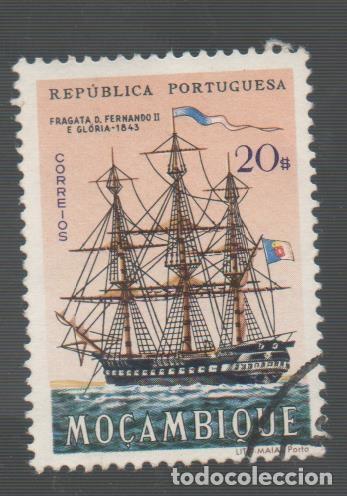 Briefmarken: FILA MO&Ccedil;AMBIQUE/MOZAMBIQUE 1963 AF-477 YVERT 508 BARCOS PORTUGUESES CIRCULADO (O)