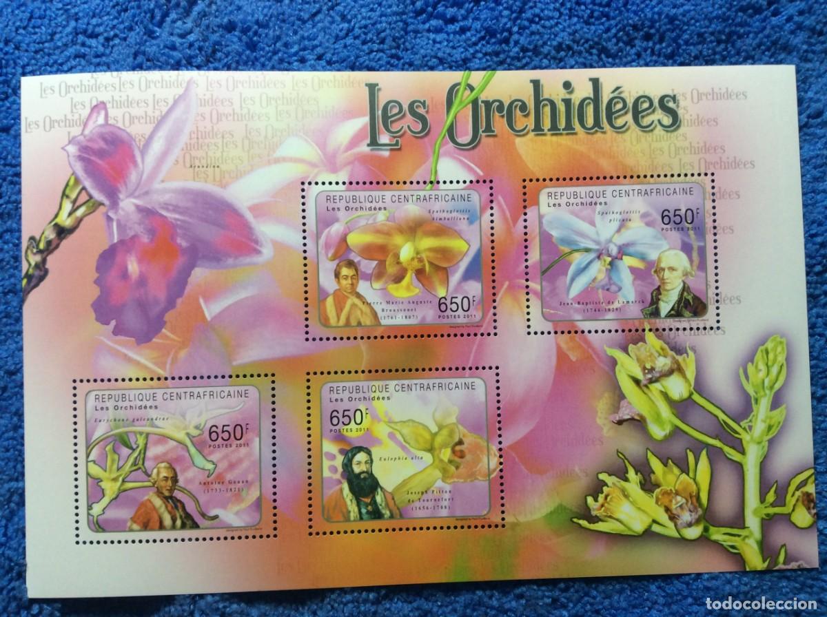 Sellos: AFRICA CENTRAL. 2011. ORQU&Iacute;DEAS (8TA05)