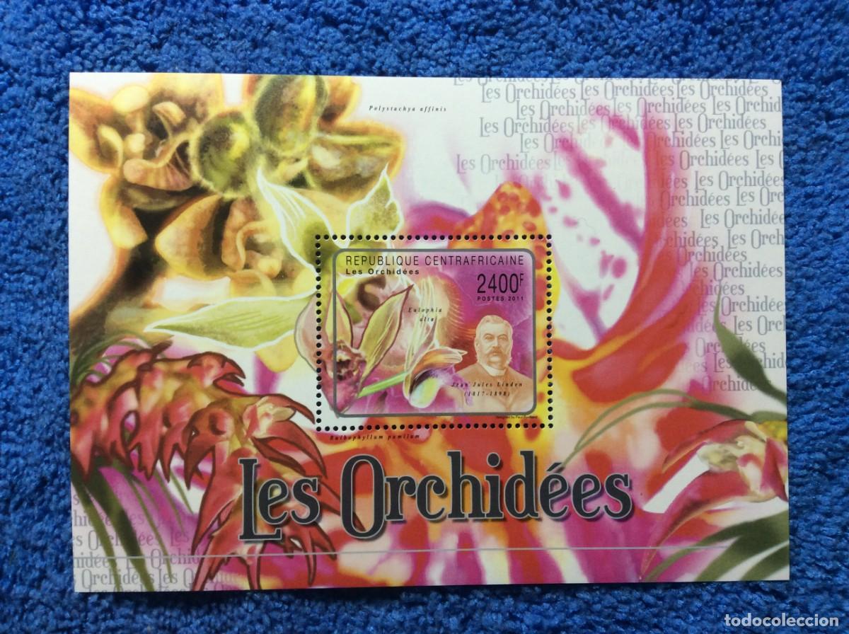 Sellos: AFRICA CENTRAL. 2011. ORQU&Iacute;DEAS (8TA05)