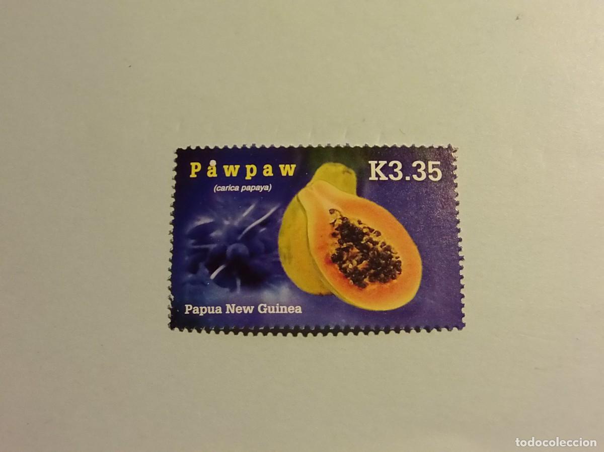 Briefmarken: PAPUA NUEVA GUINEA - FRUTAS - PAPAYA.