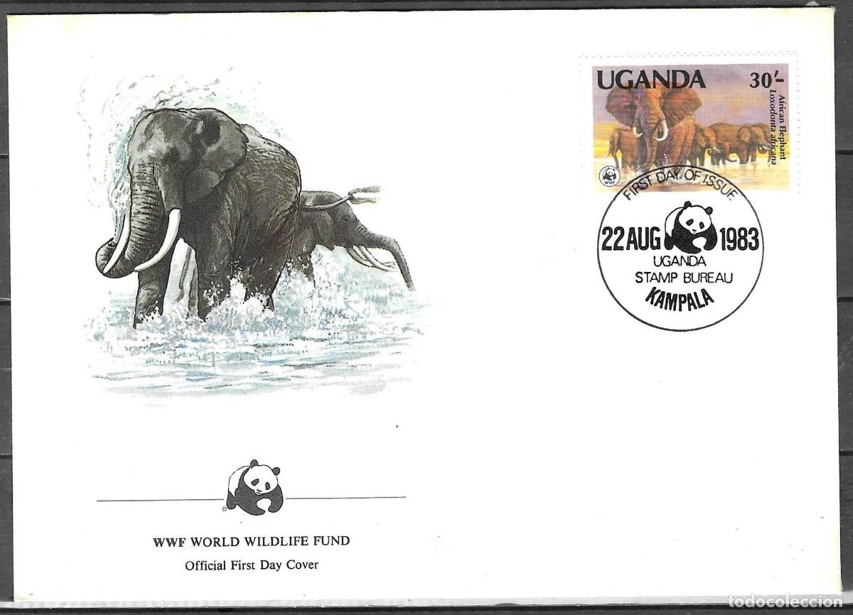 Sellos: FDC DE UGANDA DE 1983 - Foto 1