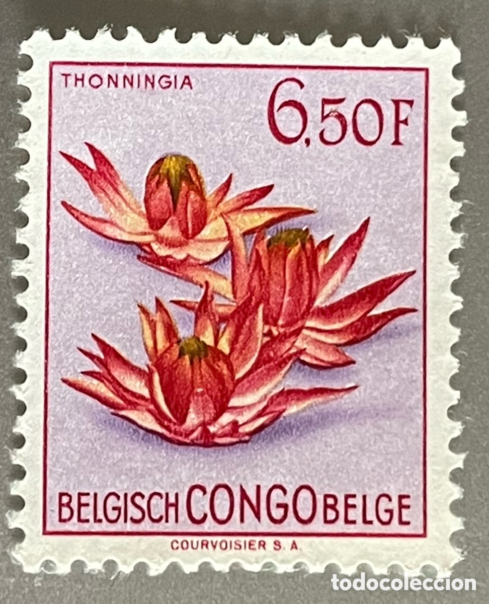 Briefmarken: Congo Belga. Flores. 1952