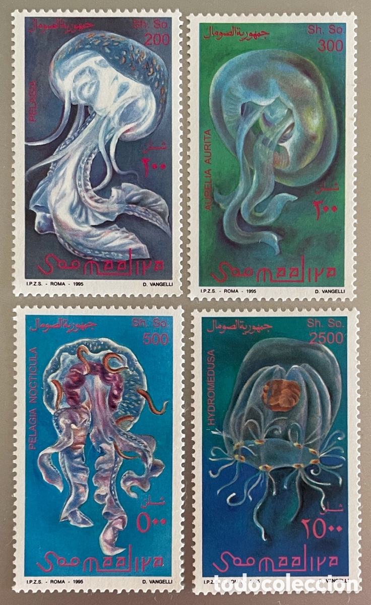 Sellos: Somalia. Medusas. 1995 - Foto 1
