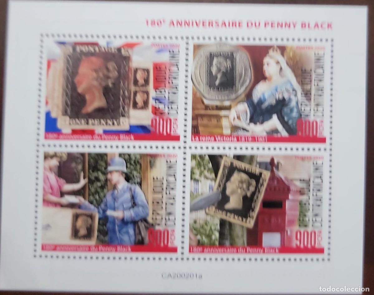 Francobolli: O) 2020 CENTRAL AFRICAN, ANNIVERSARY OF PENNY BLACK, QUEEN VICTORIA, SET MNH