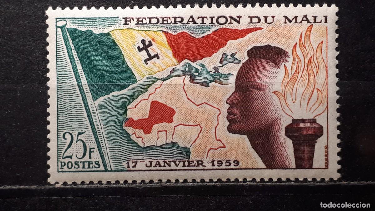 Sellos: MALI. (*) A&Ntilde;O 1959. YVERT 1 - Foto 1