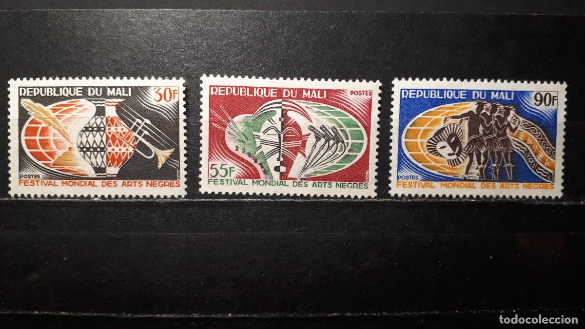 Sellos: MALI (*). A&Ntilde;O 1966. YVERT 85/7 - Foto 1
