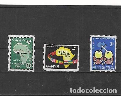Sellos: GHANA N&ordm; 85 AL 87 (**) - Foto 1