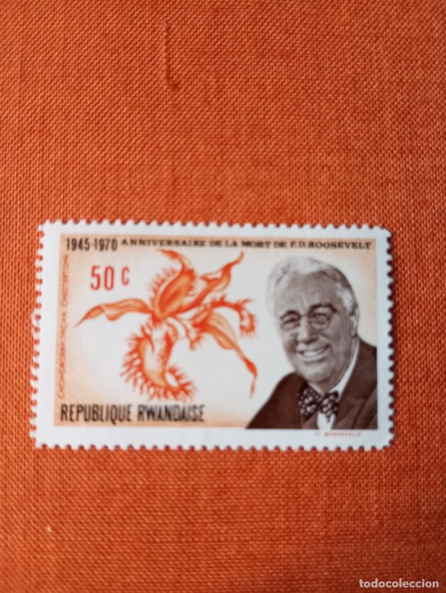 Sellos: RUANDA, 1970, ROOSEVELT - Foto 1