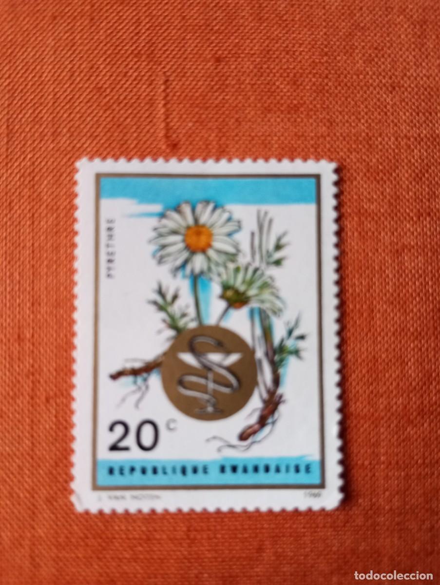 Sellos: RUANDA, 1969, PLANTAS - Foto 1
