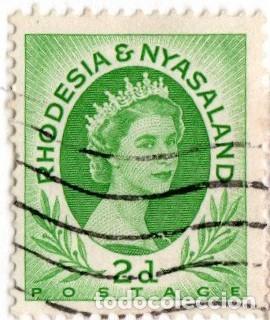Timbres: AF-Rodesia Nyasaland. Elizabetz II. 1954. YT-3.