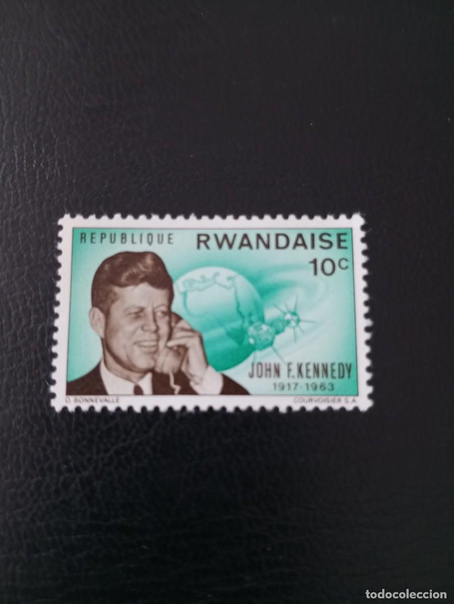 Sellos: RUANDA 1965, KENNEDY - Foto 1