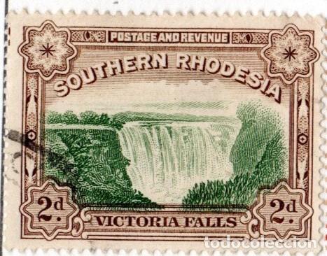 Timbres: AF-Rodesia del Sur. Cataratas Victoria. 1932. YT-29.
