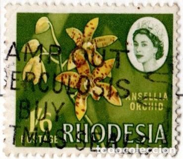 Timbres: AF-Rodesia. Orquidea. 1966. YT-138.