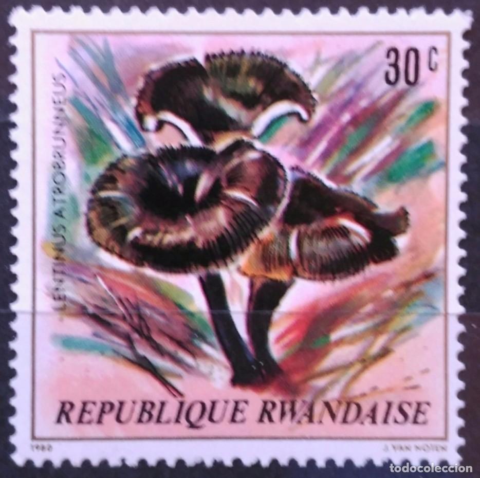 Sellos: RUANDA 1980 Setas. MNH ** - Foto 1