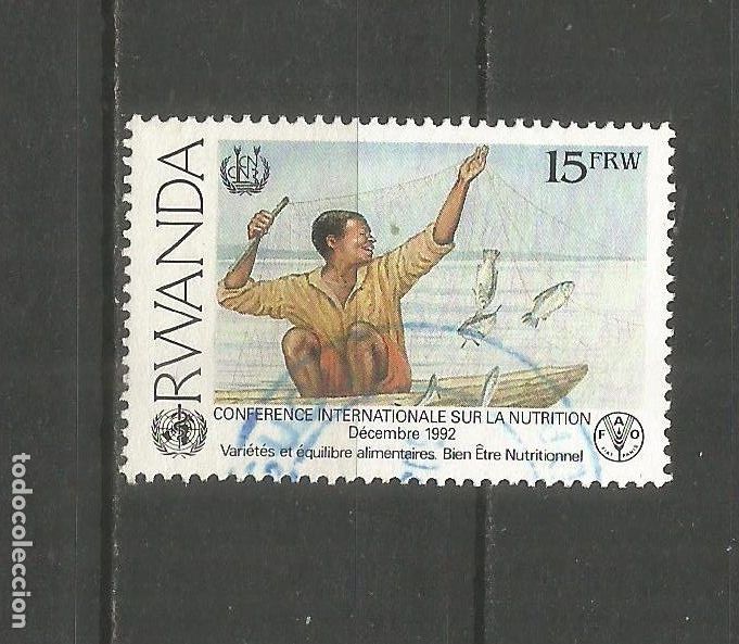 Sellos: RWANDA YVERT NUM. 1316A USADO - Foto 1