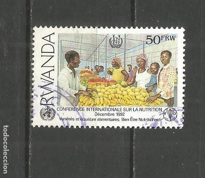 Sellos: RWANDA YVERT NUM. 1316B USADO - Foto 1