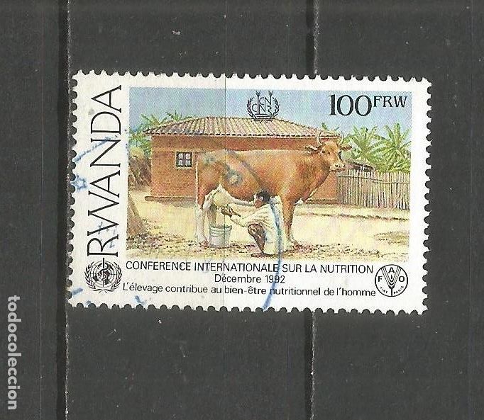 Sellos: RWANDA YVERT NUM. 1316C USADO - Foto 1