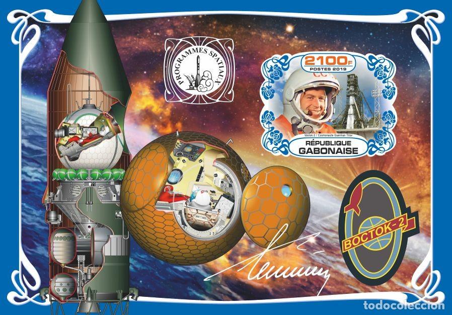 Sellos: GABON 2019 SHEET MNH IMPERF TITOV VOSTOK 2 ESPACIO SPACE SOVIET PROGRAMS ESPACE PROGRAMAS ESPACIALES - Foto 1
