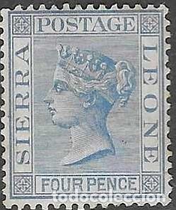 Sellos: SELLO* DE SIERRA LEONA 1873, YT 8