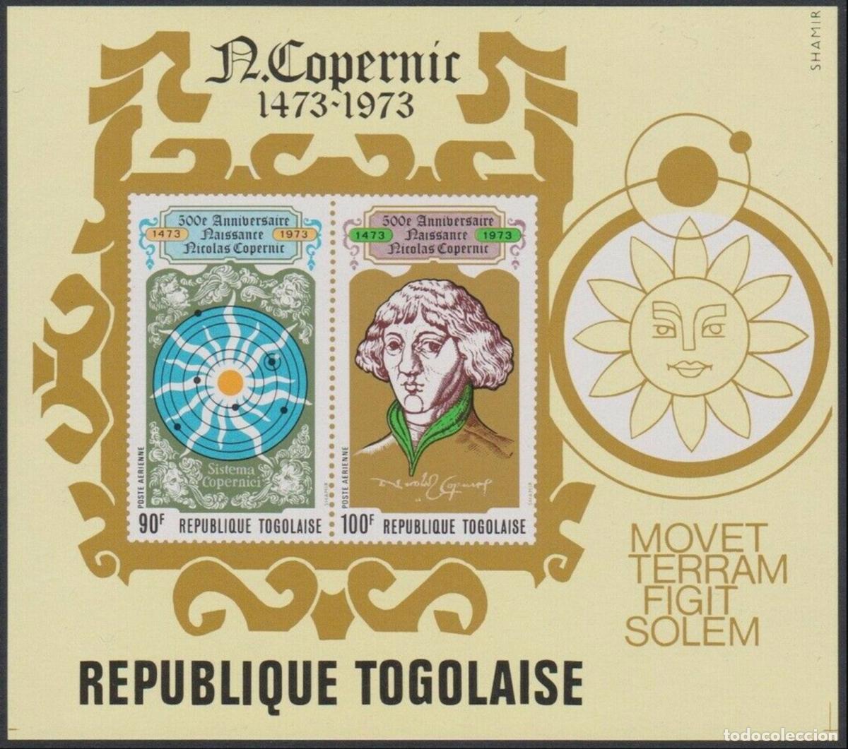 Sellos: TOGO 1967 SHEET MNH IMPERF PROGRAMA COPERNICO COPERNICUS KOPERNICUS PROGRAM COPERNIC ESPACIO SPACE - Foto 1