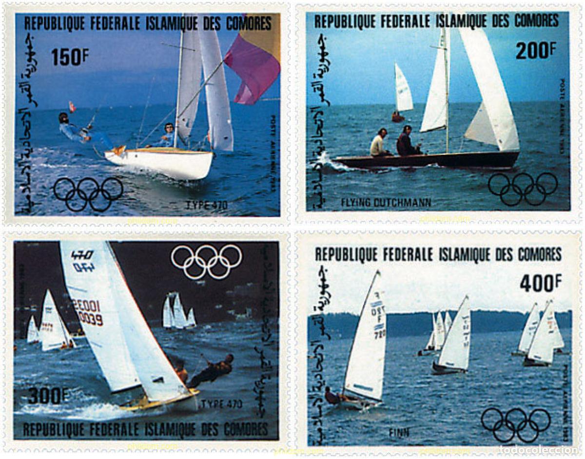 Sellos: 73100 MNH COMORES 1983 23 JUEGOS OLIMPICOS VERANO LOS ANGELES 1984