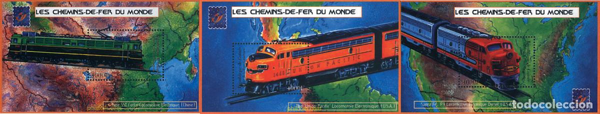 Stamps: 132766 MNH GUINEA 2001 TRENES DEL MUNDO