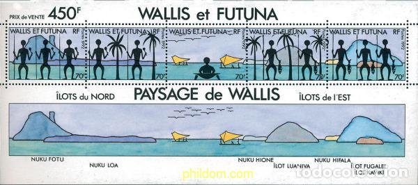 Briefmarken: 119216 MNH WALLIS Y FUTUNA 1992 VISTAS DE LAS ISLAS
