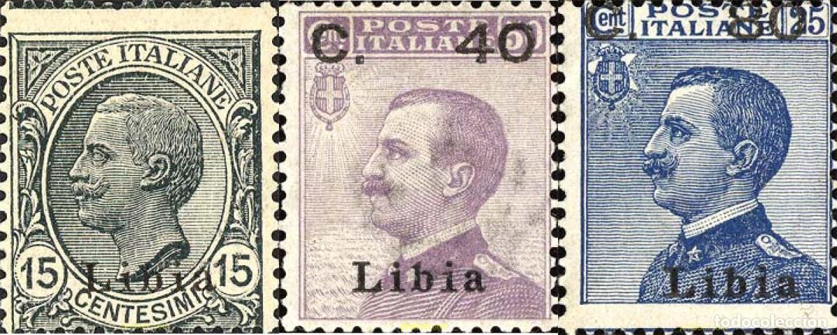 Briefmarken: 626043 HINGED LIBIA ITALIANA 1922 REY VICTOR EMANUEL II