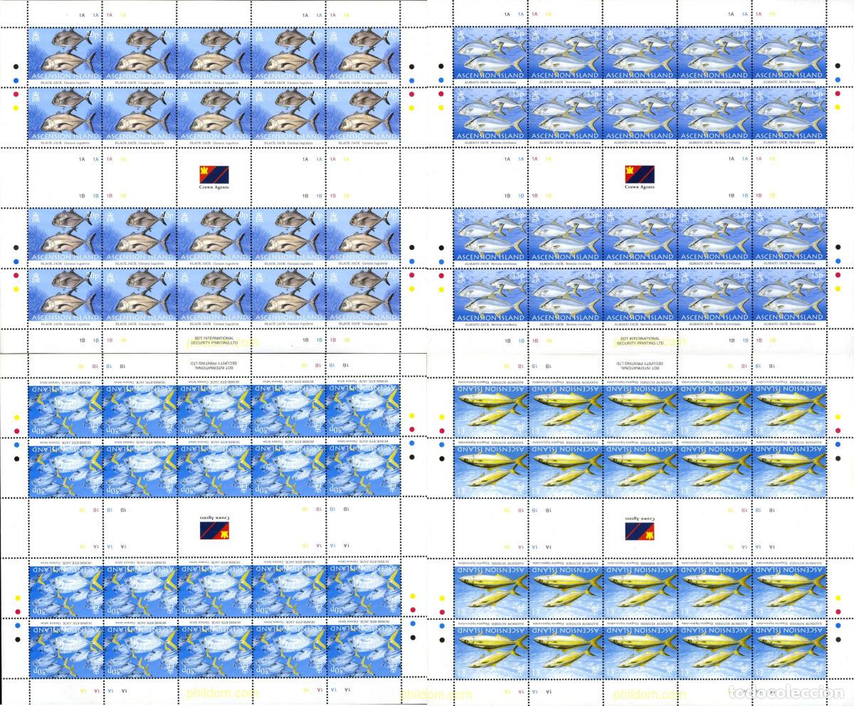 Briefmarken: 191853 MNH ASCENSION 2006 FAUNA MARINA