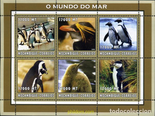 Briefmarken: 346199 MNH MOZAMBIQUE 2002 PINGUINOS
