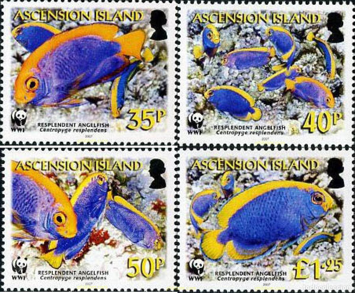 Briefmarken: 201539 MNH ASCENSION 2007 PECES