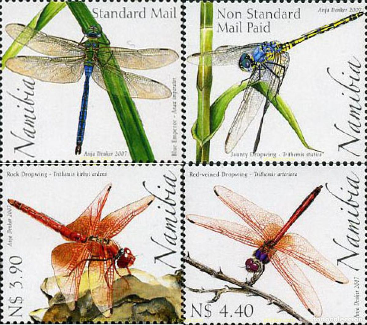 Sellos: 202929 MNH NAMIBIA 2007 LIBELULAS DE NAMIBIA - Foto 1