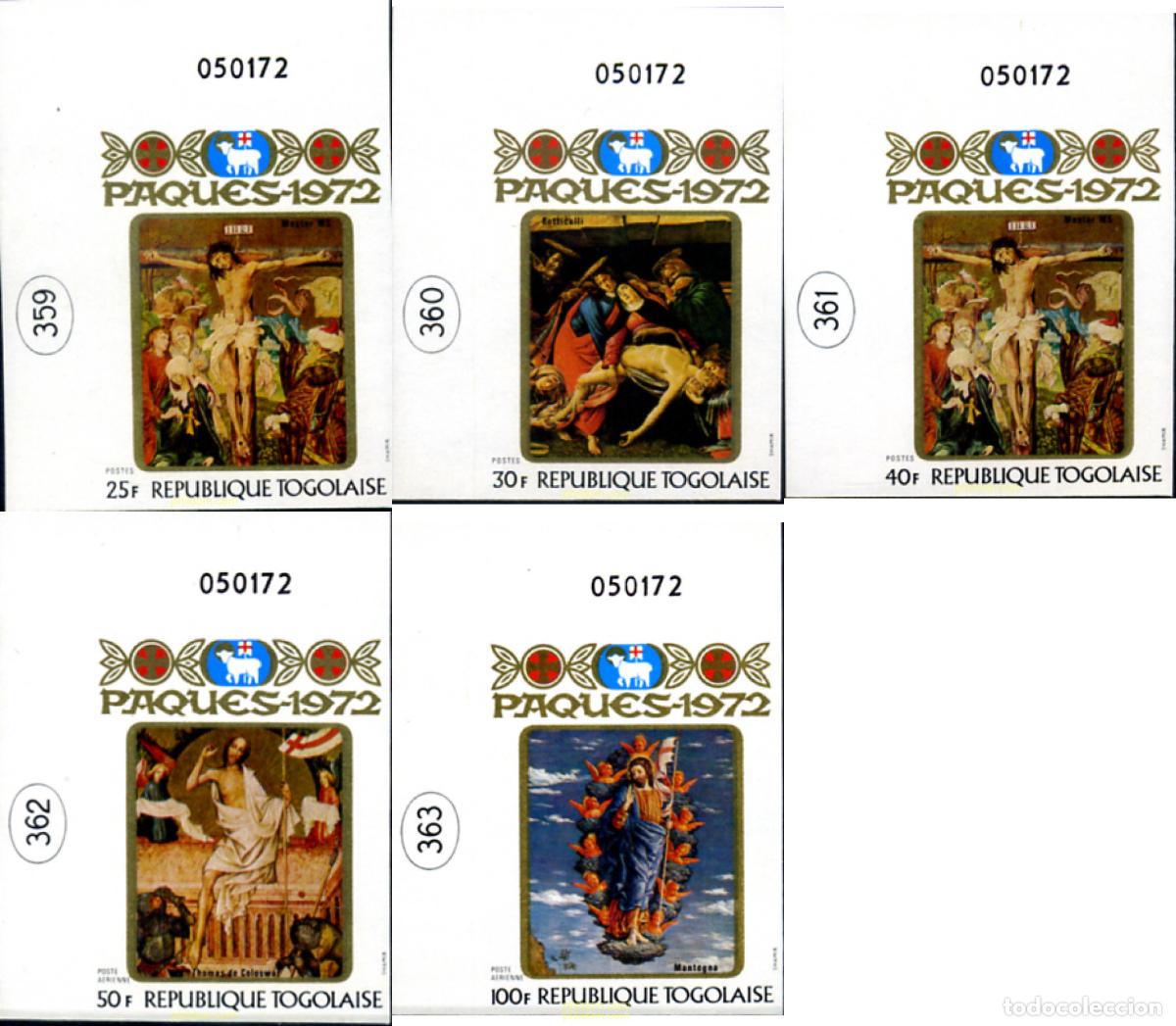 Timbres: 192512 MNH TOGO 1972 PASCUA. PINTURAS