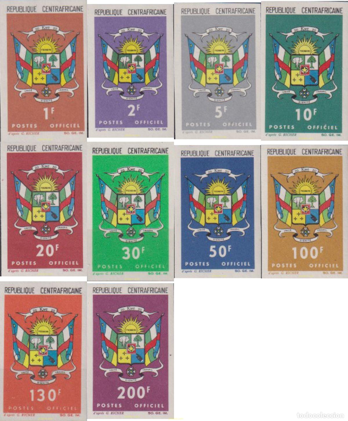 Stamps: 627985 MNH CENTROAFRICANA 1965 ESCUDOS