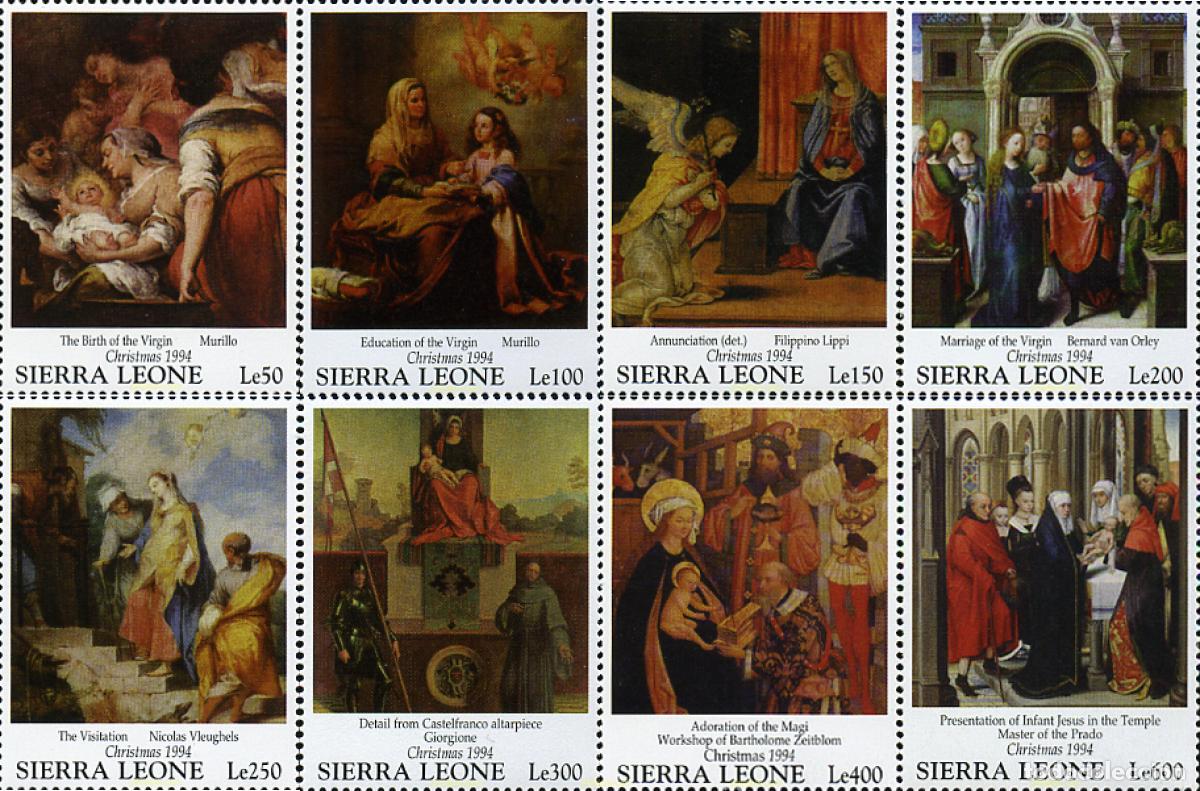 Briefmarken: 362232 MNH SIERRA LEONA 1994 NAVIDAD
