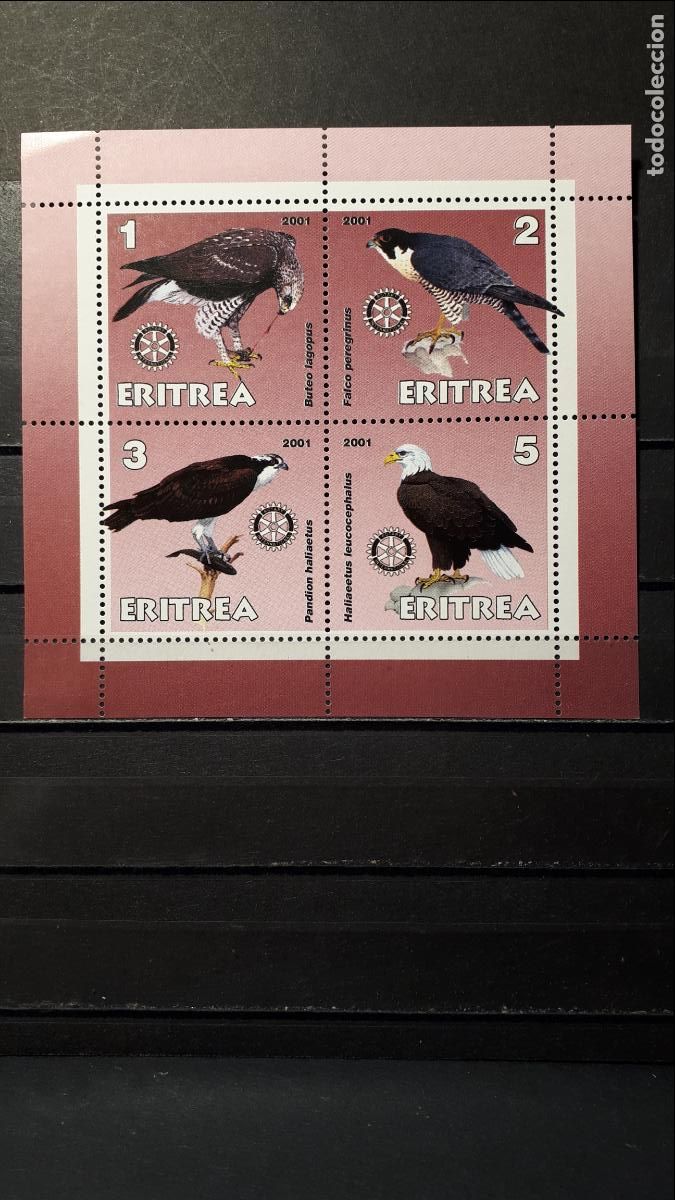 Sellos: ERITREA. A&Ntilde;O 2001. **. HOJA BLOQUE - Foto 1