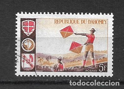 Briefmarken: scouts en Dahomeyi. sello a&ntilde;o 1966