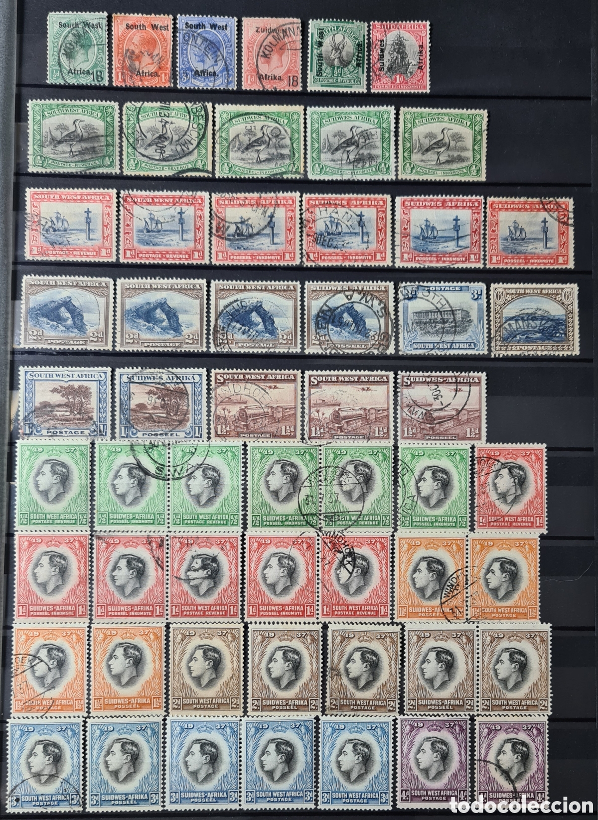 Briefmarken: Sellos del &Aacute;frica Sudoccidental (SWA South West Africa)