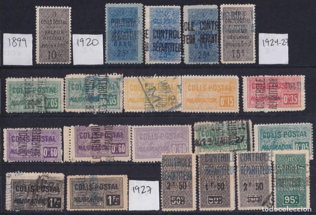 Stamps: F-EX51897 ALGERIE ALGERIA PACKAGE PARCEL POST COLIS POSTAL.
