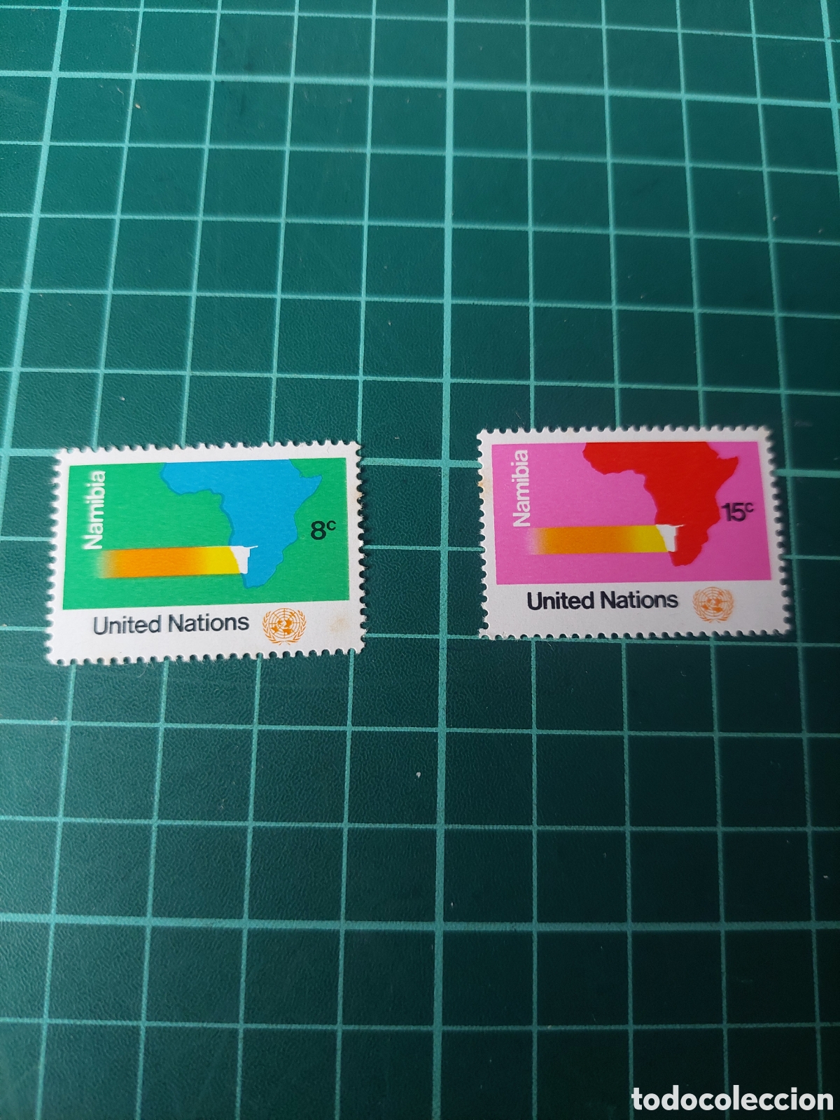 Timbres: 1973 SUIZA GINEBRA NACIONES UNIDAS AFRICA MAPA DISE&Ntilde;O